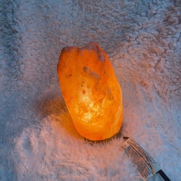 Table Lamp Salt Crystal Lighting Ambiance Home Art Deco . - Picture 3 of 15